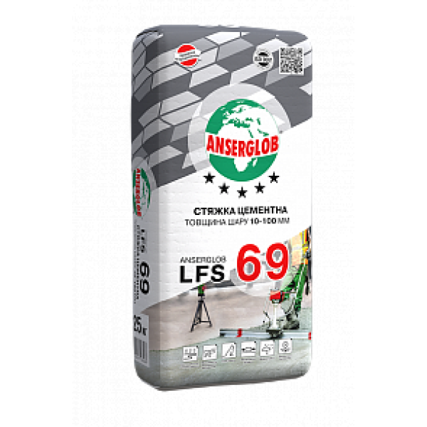 Anserglob LFS-69 Стяжка цементна (25 кг)