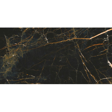 Плитка Teo Ceramics Antico Black W M NR Glossy 308х608