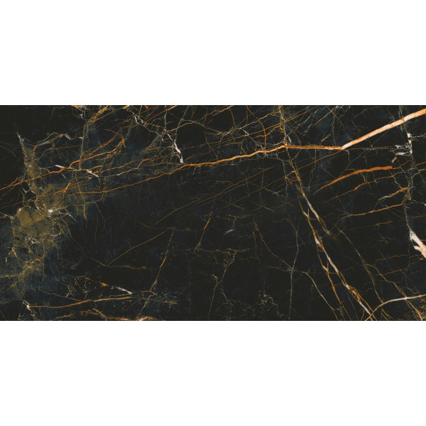 Плитка Teo Ceramics Antico Black W M NR Glossy 308х608
