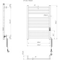 Електросушарка HF York 770x530 Білий мат 6.1.0501.06.WM