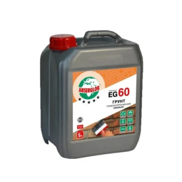 Грунтовка глибокопроникаюча Anserglob EG-60 (5 л)