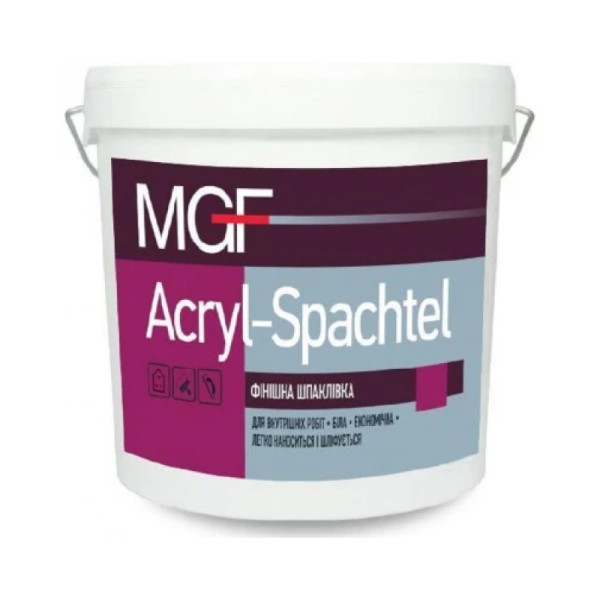Фінішна шпаклівка MGF Acryl-Spachtel (1,5 кг)