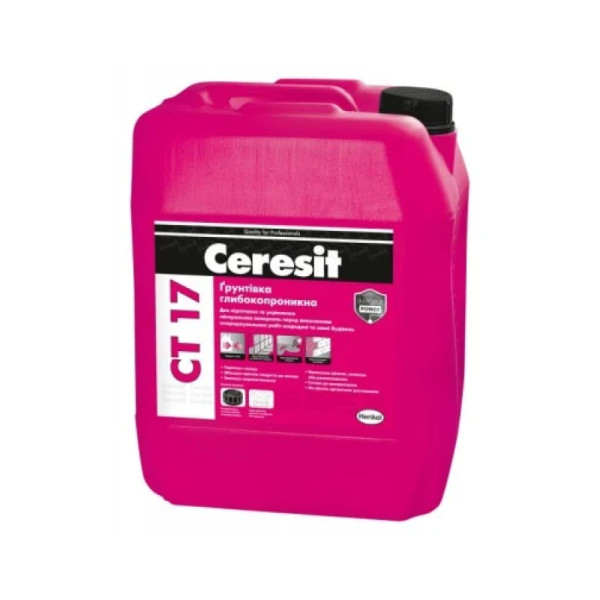 Грунтовка глибокопроникаюча CERESIT CT-17 (10 л)